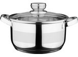 Galicja Titan 20 Cm 2,5 L Pentola In Acciaio Inox Con Coperchio