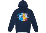 Sesame Street - Felpa Con Cappuccio "Winter Wishes"" Per Uomo/Donna Unisex TV27579 (M) (Navy)"