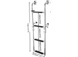 Caricabatterie Galleggiante, Acciaio Inox, Design Pieghevole, Argento