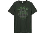 Amplified - Maglietta "Cbgb"" Per Uomo/Donna Unisex, Logo GD4194 (L) (Charcoal)"