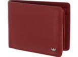 Golden Head Pelle Portafoglio Polo Rfid Protect Scheintasche 1125 Rot Rosso Scuro