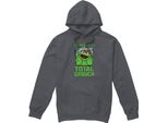 Sesame Street - Felpa Con Cappuccio "Questo Papà è Un Totale"" Per Uomo/Donna Unisex, Festa Del Papà TV27480 (S) (Charcoal)"