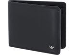 Golden Head Pelle Portafoglio Polo Rfid Protect Scheintasche 1125 Schwarz Nero