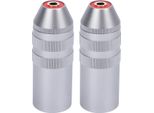 2PCS Adattatore Mixer Microfono Da 4 Pin Xlr A Presa 3,5 Mm, Cavo Jack Stereo Bilanciato