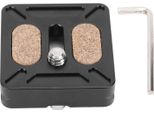 Piastra A Sgancio Rapido Per Fotocamera Con Vite Da 1/4 Di Pollice, Tenuta Sicura In Lega Di Alluminio Per Fotocamere Dslr Mirrorless