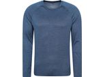 Mountain Warehouse - Maglietta "Pulse"" Da Uomo, Isocool, Manica Lunga MW4852 (Xs) (Blu Scuro)"