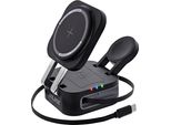 Inline® 3In1 Wireless Charger, 15W Qi Magsafe Compatibile, Cavo Da 0,8 M