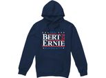 Sesame Street - Felpa Con Cappuccio "Bert Ernie For President 123 Vote"" Per Uomo/Donna Unisex TV27335 (L) (Navy)"
