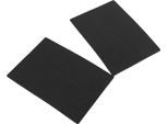 4Pcs Nero Non Scivolare Autoadesivo Pavimento Protettori Mobili Divano Scrivania Sedia Gomma Piedi Pads
