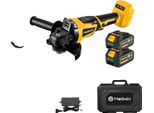 Smerigliatrice Angolare Elettrica, Design Senza Fili, Motore Brushless, Set Di 2 Batterie