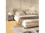 The Living Store Comodini 2 Pz. Grigio Cemento 45X34X44,5 Cm Materiale A Base Di Legno