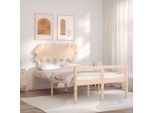 The Living Store Letto Senior Con Testiera In Legno Massiccio