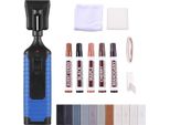 Kit Di Riparazione Per Vinile E Laminato - Con Penna Riscaldante, 11 Bastoncini Di Cera Dura E 5 Bastoncini Per Ritocchi Per Graffi E Fori Su Pavimenti, Mobili E Plastica