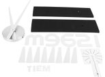 Orologio Da Parete Senza Cornice Sticker Specchio Superficie Soggiorno Camera Da Letto Ufficio Decorazione Fai Da Teargento