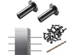Confezione Da 101 Manicotti Protettivi In Acciaio Inox T316 Per Cavi A Fune Da 1/8 Di Pollice - Set Di Manicotti In Acciaio Inox Per Cavi A Fune - Accessori Di Sicurezza Professionali