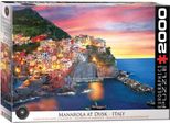 Puzzle Eurographics Manarola Al Tramonto, Italia, 2000 Pezzi, 8220-5635