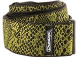 Dunlop D6724 Cinghia Serpentina Jacquard Verde Per Chitarra