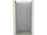 Mexen Mist-B Porta Doccia A Battente 65 Cm, Trasparente, Oro Spazzolato - 8A2-065-000-55-00