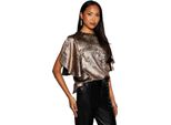 Principles - Top Donna Maniche A Fessura DH7858 (44 It) (Bronzo)
