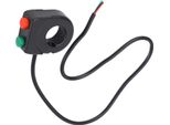 12V Horn Testa Luce Nera On Off Pulsante Interruttore Manubrio Per Moto Scooter
