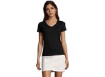 Sols - T-Shirt "Imperial"" Con Scollo A V Da Donna LT1769 (Xl) (Nero)"