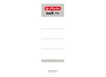 Herlitz 5966106 10Xordneretiketten Max.File Weiß FüR 8,0 Cm RüCkenbreite
