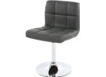 Set Di 6 Sedie Per Sala Da Pranzo Sedia Girevole Sedia Kavala In Pelle Finta Cromo ~ Grigio
