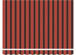 Vidaxl Tenda Da Sole Retrattile In Tessuto Arancione E Marrone 350X250 Cm