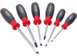 Set Di Cacciaviti ∙ Con Calotta Ad Impatto ∙ V3562 ∙ Profilo Phillips Ph, Profilo A Taglio ∙ 6 Pezzi ∙ 0,6 X 3,5 - 1,2 X 6,5 - PH1 - PH2 ∙ Numero Di Utensili: 6