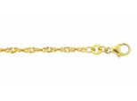 Goldarmband Adelia´S "Damen 333 Gold Singapur Armband 18,5 Cm Ø 2,4 Mm", Gold, ArmbäNder, Damen, 18,5, Gelbgold 333 Gold, Gelbgold 333, Gold, Goldarmband, Goldschmuck FüR Damen