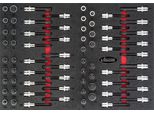 Vigor V4753 Set Di Chiavi A Bussola Cacciavite ∙Quadro Cavo Da 1/2 Pollice (12,5 Mm) ∙ Profilo A T, Profilo Esagonale ∙ 5 - 19 - M5 - M16 - T20 - T70 ∙ Numero Di Utensili: 70