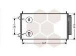Van Wezel 25005214 Condensatore Climatizzatore Condensatore Climatizzatore Per Honda CR-V Iii (Re) +Essiccatore