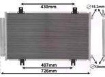 Van Wezel 52015701 Condensatore Climatizzatore Condensatore Climatizzatore Per Suzuki Vitara (Ly) + Essiccatore