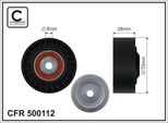 Caffaro 500112 Puleggia Di Rinvio Cinghia Trapezoidale Scanalata 70 Mm Per Vw Tiguan (5N) Transporter V Bus (7HB, 7HJ, 7EB, 7EJ, 7EF, 7EG, 7HF, 7EC) Multivan V