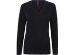Henbury H721 | Maglia Leggera Con Collo A V Da Donna - Colore: Navy - Taglia: 4XL