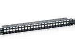 Equip 19" Patchpanel 24X Keystone Cat6 Utp 1HE Schwarz"
