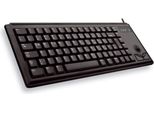 Cherry Compact-Keyboard G84-4400 - Tastatur - PS/2 - Deutschland - Schwarz (G84-4400LPBDE-2)