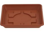 Scheurich 327/25 Piattino In Terracotta; 25 Cm X 25 Cm X 3,7 Cm, 53301
