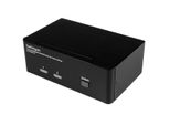 Startech.Com Switch Kvm A 2 Porte Displayport E Doppio Monitor
