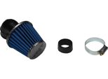 Filtro Aria Tnt A Maglia D'acciaio Carbon Look, Angolato A 90 Gradi, Attacco 28 / 35 Mm