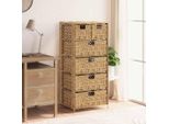 Vidaxl Contenitore Con 6 Cestini 47 X 37 X 100 Cm Giacinto D'acqua