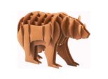 Modello In Cartone Da Disegnare 13 X 8,5 X 6 Cm - Orso