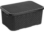 Branq Cestino In Rattan 10L - Antracite