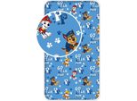 Paw Patrol Spannbettuch Einzel 90 X 200 Cm Blau