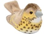 Uccello Di Peluche Tordo Che Canta Con Suono - 15 Cm