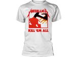 Metallica - Maglietta "Kill Em All"" Da Uomo/Donna Unisex PH474 (Xxl) (Bianco)"