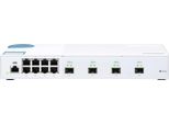 Qnap QSW-M408S - Switch - Gestito - 8 X 10/100/1000 + 4 X 10 Gigabit Sfp+