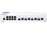 Qnap QSW-M408-4C - Switch - Gestito - 8 X 10/100/1000 + 4 X C 10 G-Bit Sfp+