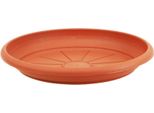 Scheurich Linda 331, Piattino, Plastica, Terracotta, Rotondo, Esterno, Balcone, Giardino, Terrazza