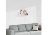 Vidaxl Scaffale Galleggiante Bianco 80X23,5X3,8 Cm Mdf